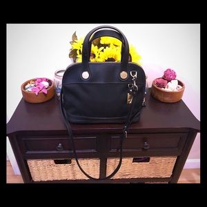 Dooney &Burke Vintage Zip -Zip Satchel